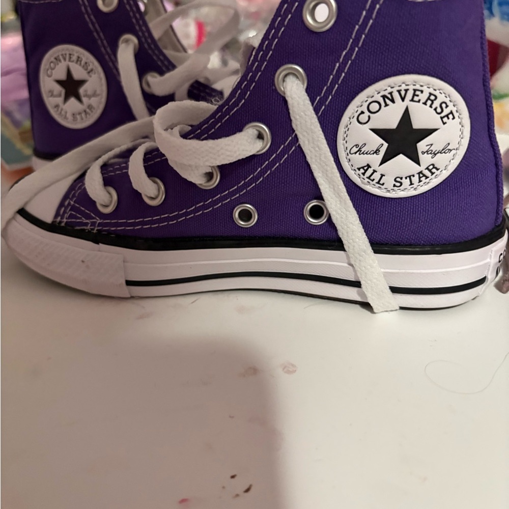 Converse All Star Purple Canvas Sneakers